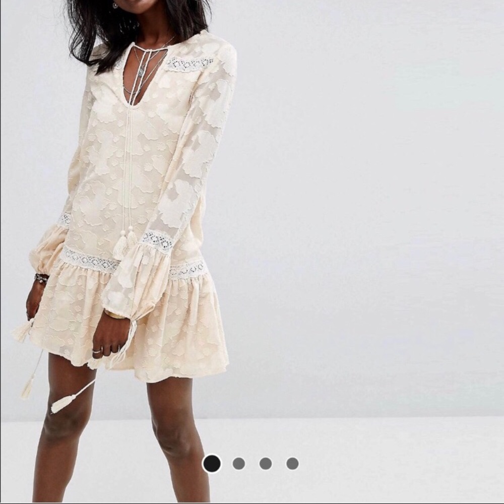 Misguided Tassel Dress/coverup